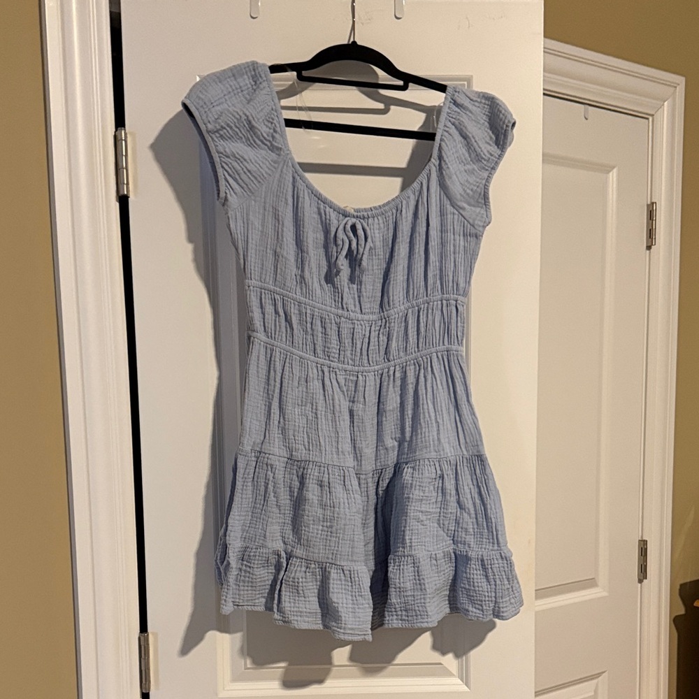 Altar'd State Light Blue Mini Dress